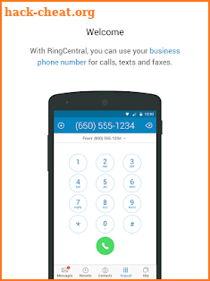 RingCentral Phone screenshot