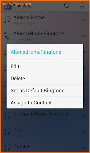 Ringdroid- RingMaker MP3Cutter screenshot