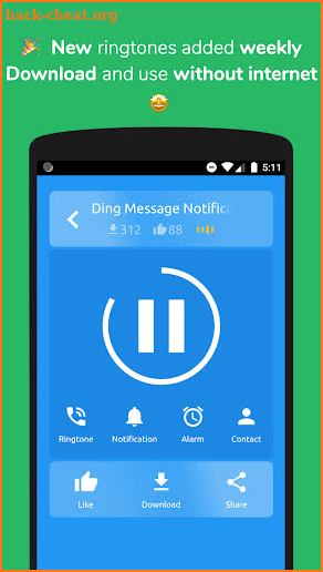 RingHit Free Ringtones for Android™ Best New Tones screenshot