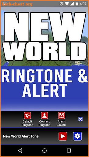 Ringtone & Alert of New World screenshot