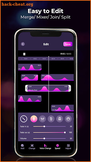 Ringtone editor, Mp3 cutter screenshot