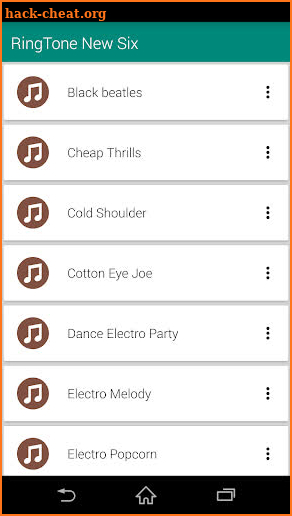 Ringtone New Six screenshot
