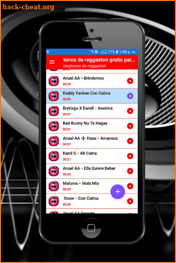 ringtone reggaeton free ringtones for your cell screenshot