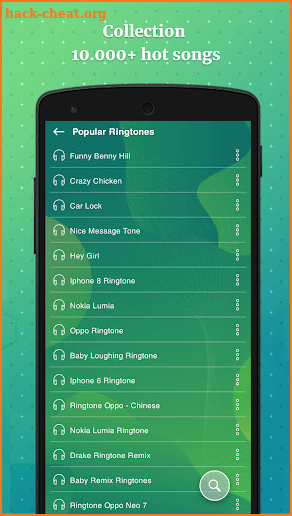 Ringtones App for Android screenshot