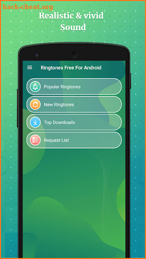 Ringtones App for Android screenshot