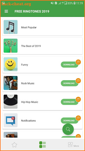 Ringtones New , Free Music Ringtones , Free Notify screenshot