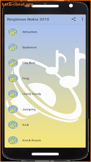 Ringtones Nokia 3310 screenshot
