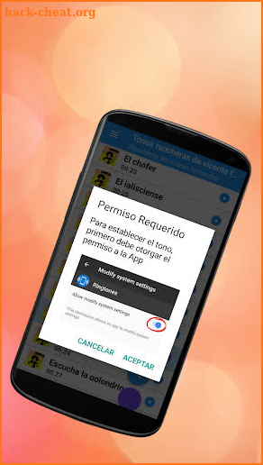 Ringtones vicente fernandez screenshot