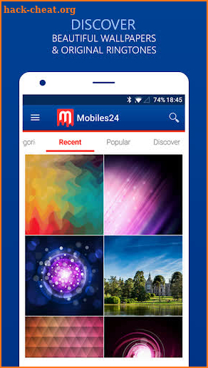 Ringtones, Wallpapers & Themes - Mobiles24 screenshot