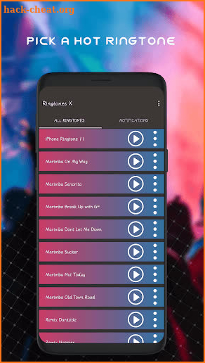 Ringtones X screenshot