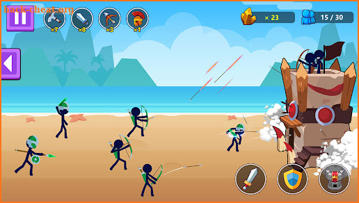 Rise of Stickman screenshot