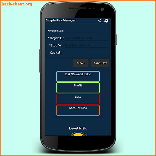 Risk Calculator for Traders screenshot