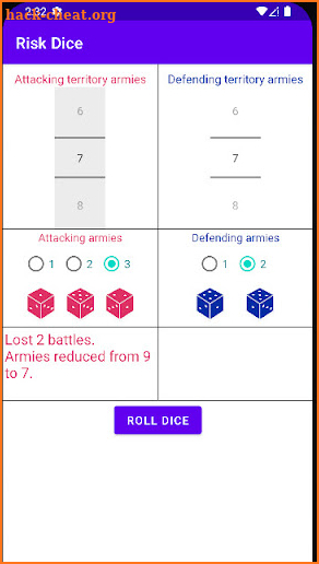 Risk Dice screenshot