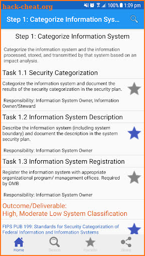 Risk Management Framework (RMF) App screenshot