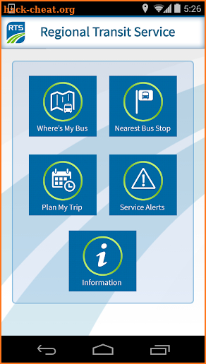 RIT Bus App screenshot