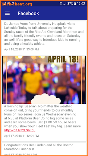 Rite Aid Cleveland Marathon screenshot