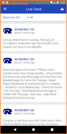 Rivercrest ISD, TX screenshot