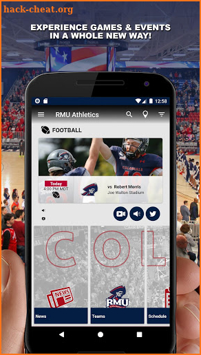 RMU Athletics Gameday screenshot