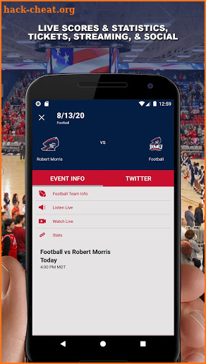 RMU Athletics Gameday screenshot