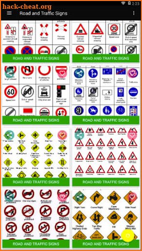 Road and Traffic Signs screenshot