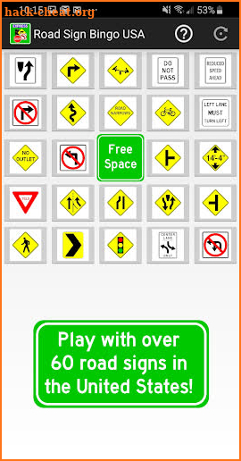 Road Sign Bingo USA (Express Route) screenshot