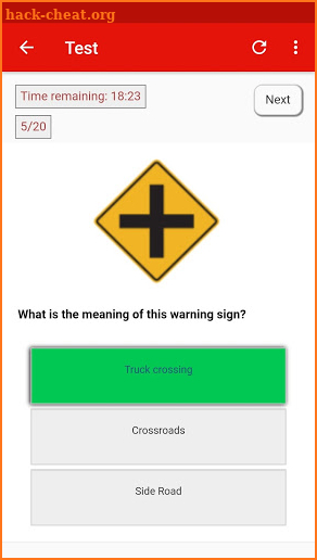 Road signs free screenshot