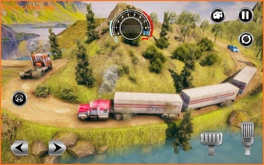 Road Train Truck Driving Sim: Long Trailer Cargo screenshot