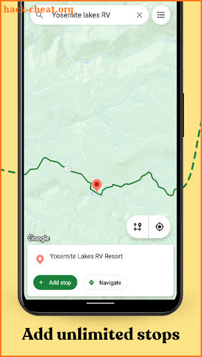 Roadie - the simple road trip planner app screenshot