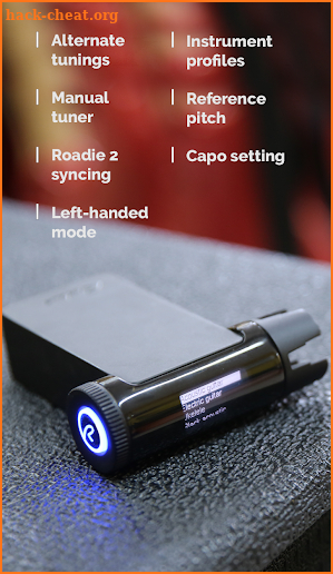 Roadie Tuner - Free Guitar Tuner App screenshot