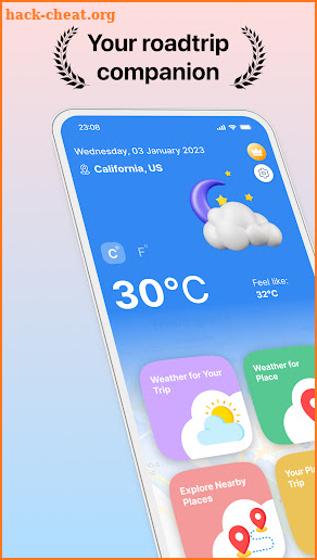 Roadtripper: Weather planner screenshot