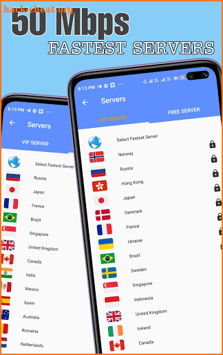 ROAR VPN : BEST FREE & SECURE VPN WITH SPEED TEST screenshot