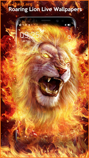 Roaring Lion Live Wallpaper screenshot