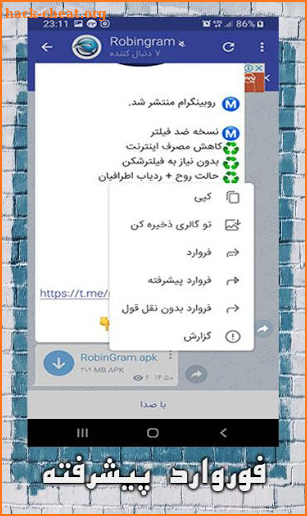 RobinGram | ضد فیلتر | بدون فیلتر screenshot