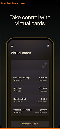 Robinhood Credit Card screenshot