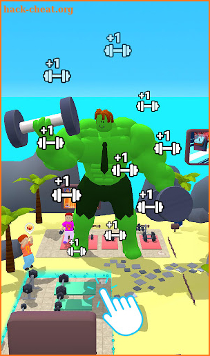 Roblock Gym Clicker: Tap Hero screenshot