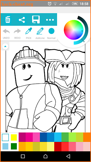 Roblox Coloring Book screenshot