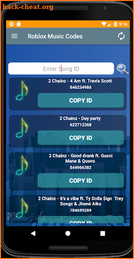 Roblox Music Codes screenshot