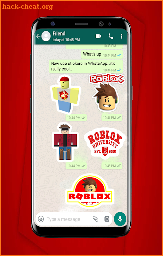 Roblox Stickers For WhatsApp - WAStickerApp screenshot