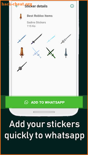 Roblox Stickers  WAStickerApps screenshot