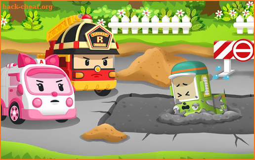 Robocar Poli Concrete Rescue Game screenshot