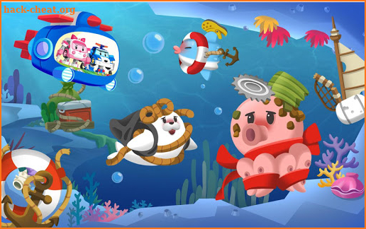 Robocar Poli Diving Popular Game screenshot