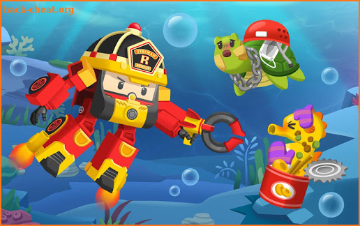 Robocar Poli Diving Popular Game screenshot