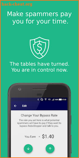 RoboStopper: Block Robocalls or Get Paid screenshot
