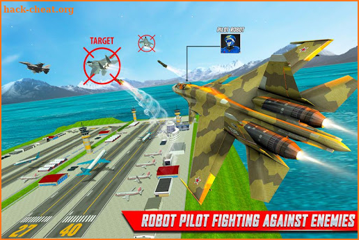 Robot Airplane Pilot Simulator - Airplane Games screenshot