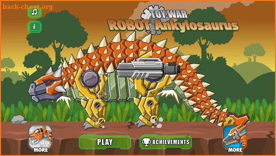 Robot Ankylosaurus Toy War screenshot