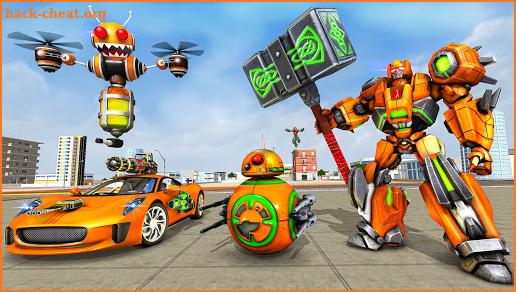 Robot Ball Car Transform game : Car Robot Games screenshot