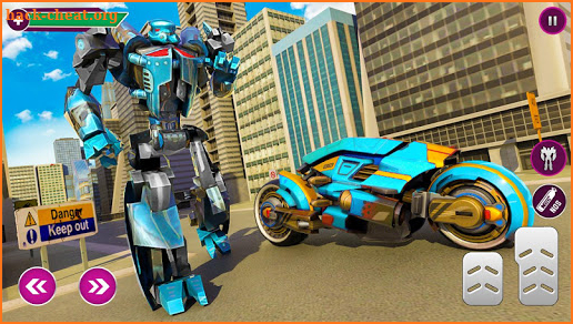 Robot Bike Shooting Drive Simulator screenshot