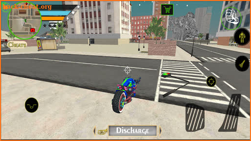 Robot Bike Stickman Rope Hero screenshot