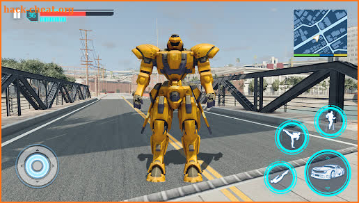 Robot Car Transformation Game screenshot