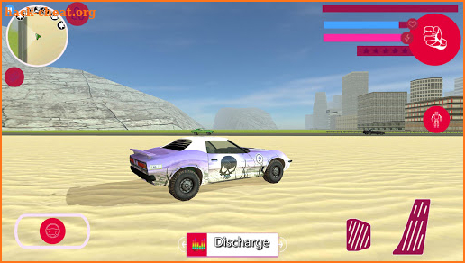 Robot Car Transforme Muscle Robot Car Simulator screenshot